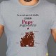 T-shirt Papy retraite prénoms 