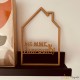 Maison en bois m et mme - cadre mariage - cadeau couple