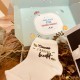 Coffret annonce grossesse grands-parents - chaussette bébé - bracelet maternité