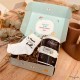 Coffret annonce grossesse grands-parents - chaussette bébé - bracelet maternité