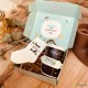 Coffret annonce grossesse grands-parents - chaussette bébé - bracelet maternité