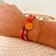 Bracelet gravé prénoms enfants - maman - Mamy - marraine