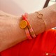 Bracelet gravé prénoms enfants - maman - Mamy - marraine