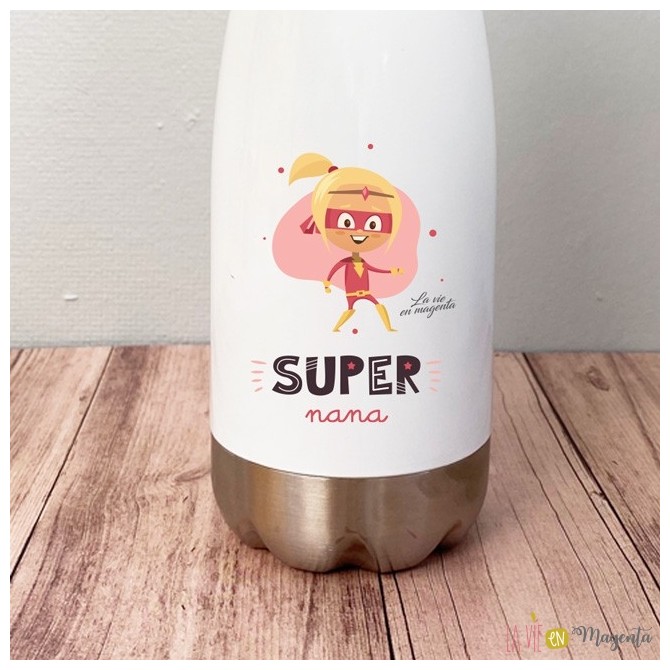 Bouteille isotherme super nana