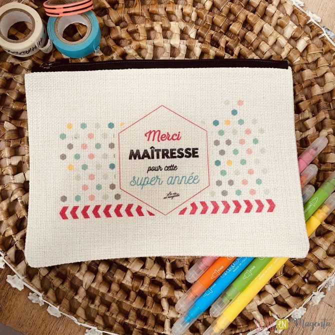 Trousse merci maitresse pour cette super année